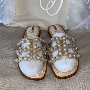 NEW Never Worn - Sam Edelman - Bay Pearl Slide Sandal - Size: 11